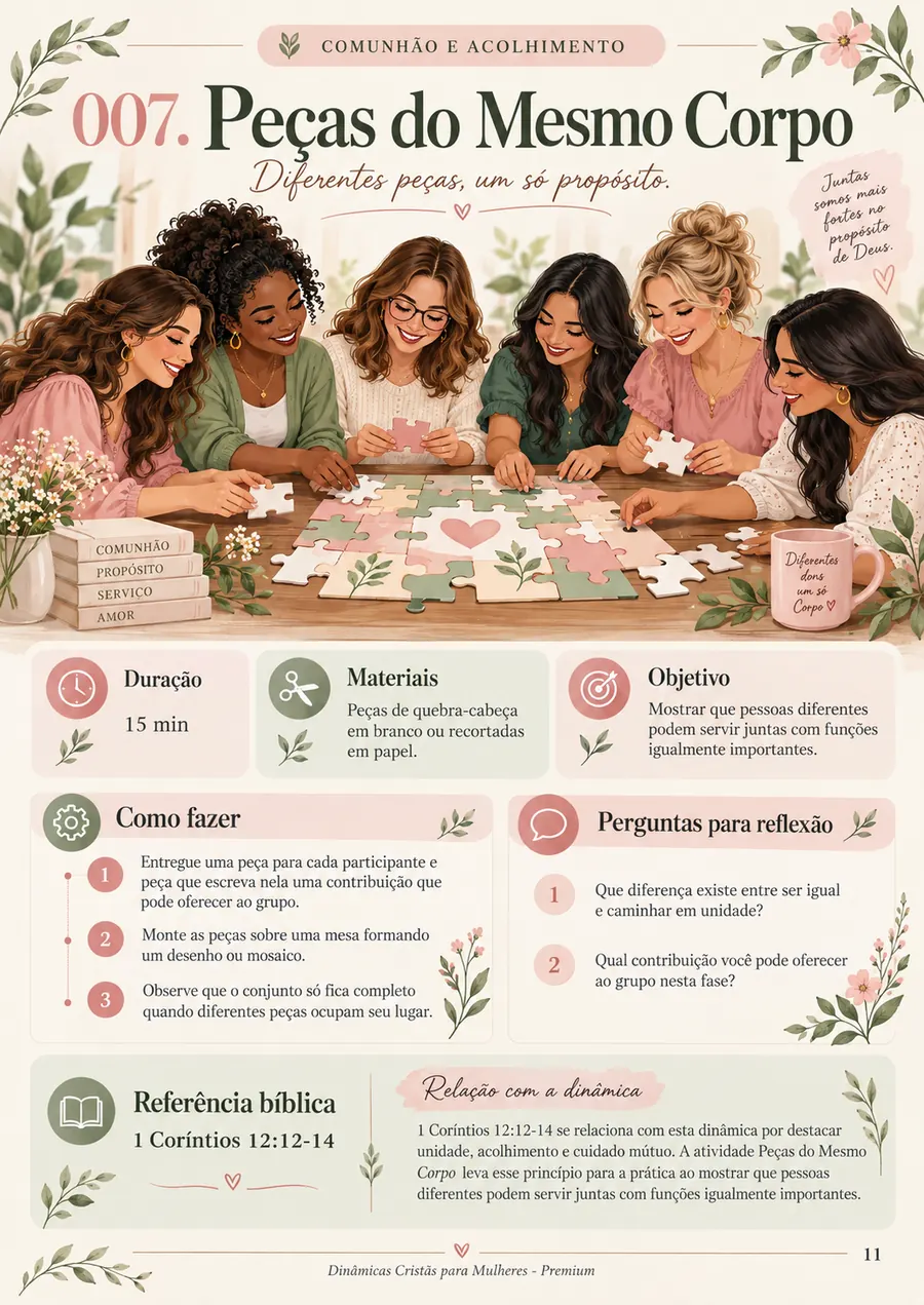 Página de dinâmica 7 do material